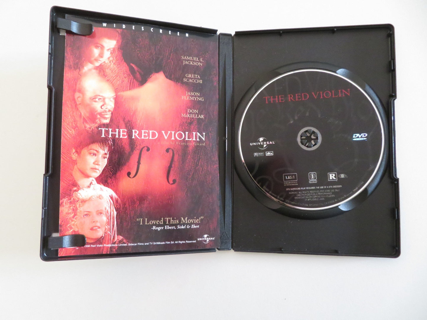 THE RED VIOLIN (DVD) SAMUEL L. JACKSON GRETA SCACCHI 1998 REGION 1 - Rendezvous Cinema