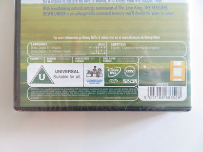 THE RESCUERS DOWN UNDER (DVD) DISNEY BOB NEWHART EVA GABOR 1990 REGION 2 Rendezvous Cinema Movie posters