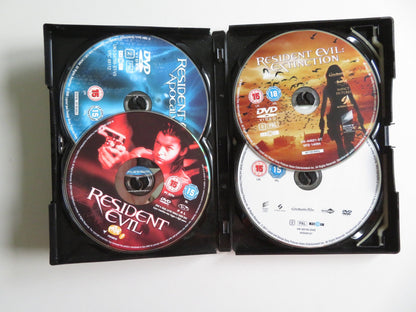 THE RESIDENT EVIL COLLECTION - 4 DISC (DVD) MILLA JOVOVICH 2002 REGION 2 Movie posters