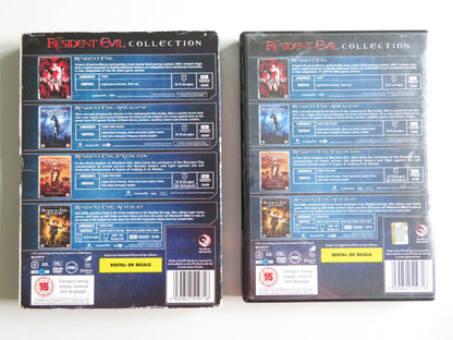 THE RESIDENT EVIL COLLECTION - 4 DISC (DVD) MILLA JOVOVICH 2002 REGION 2 Movie posters