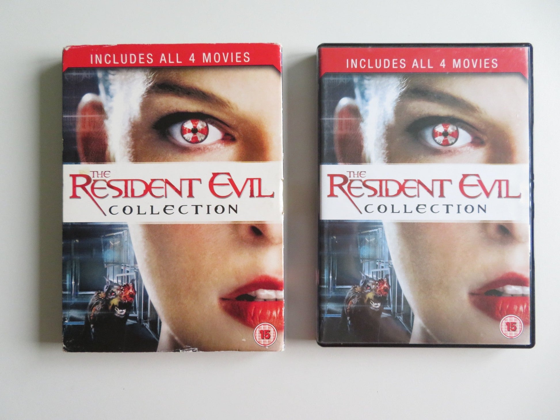 THE RESIDENT EVIL COLLECTION - 4 DISC (DVD) MILLA JOVOVICH 2002 REGION 2 Movie posters