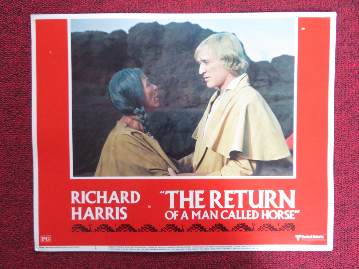 THE RETURN OF A MAN CALLED HORSE US LOBBY CARD FULL SET RICHARD HARRIS 1976 Rendezvous Cinema Movie posters