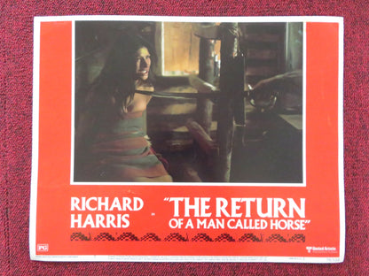 THE RETURN OF A MAN CALLED HORSE US LOBBY CARD FULL SET RICHARD HARRIS 1976 Rendezvous Cinema Movie posters
