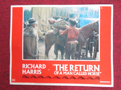 THE RETURN OF A MAN CALLED HORSE US LOBBY CARD FULL SET RICHARD HARRIS 1976 Rendezvous Cinema Movie posters