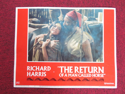 THE RETURN OF A MAN CALLED HORSE US LOBBY CARD FULL SET RICHARD HARRIS 1976 Rendezvous Cinema Movie posters