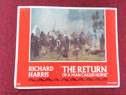 THE RETURN OF A MAN CALLED HORSE US LOBBY CARD FULL SET RICHARD HARRIS 1976 Rendezvous Cinema Movie posters