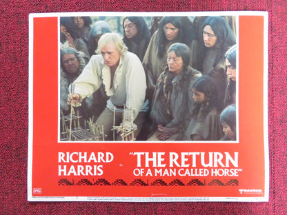 THE RETURN OF A MAN CALLED HORSE US LOBBY CARD FULL SET RICHARD HARRIS 1976 Rendezvous Cinema Movie posters