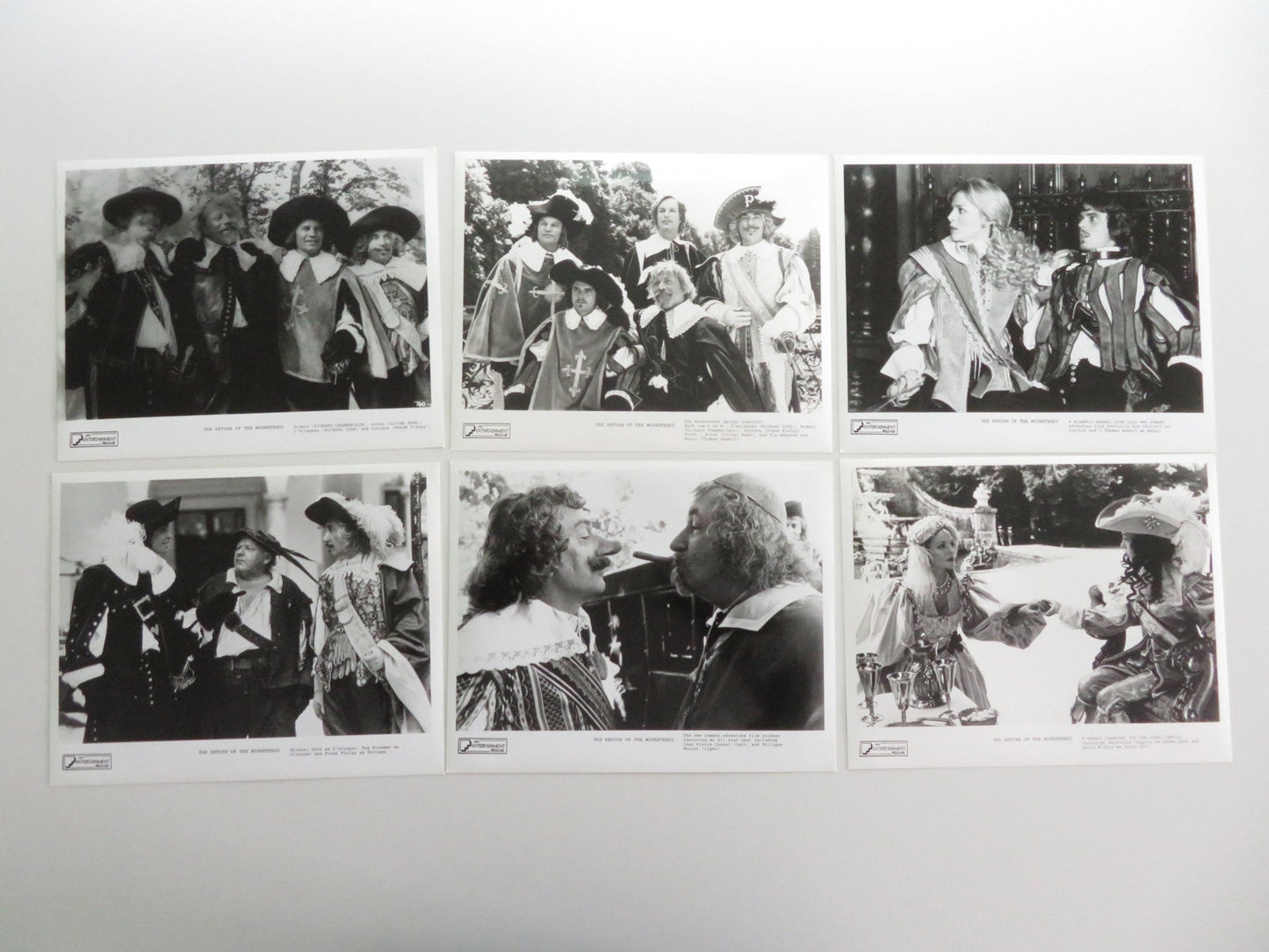 THE RETURN OF THE MUSKETEERS - A MOVIE STILL PHOTO LOT OF 6 OLIVER REED 1989 Movie posters