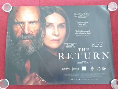 THE RETURN UK QUAD ROLLED POSTER RALPH FIENNES JULIETTE BINOCHE 2024 Movie posters
