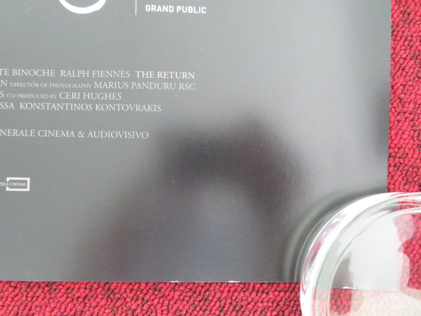 THE RETURN UK QUAD ROLLED POSTER RALPH FIENNES JULIETTE BINOCHE 2024 Movie posters