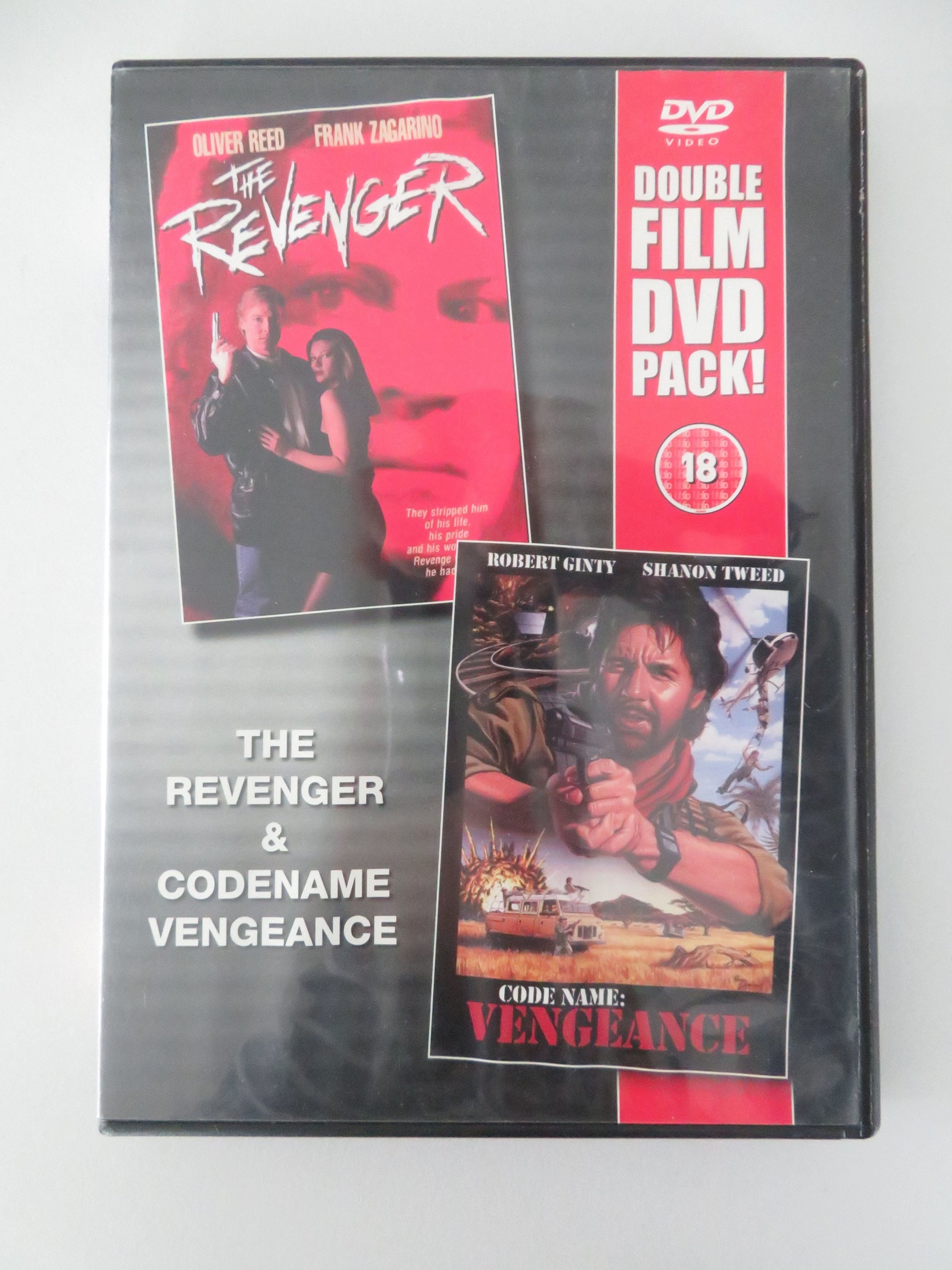 The Revenger + Codename Vengeance (DVD) Oliver Reed Frank Zagarino 1990 Region 0 Movie posters