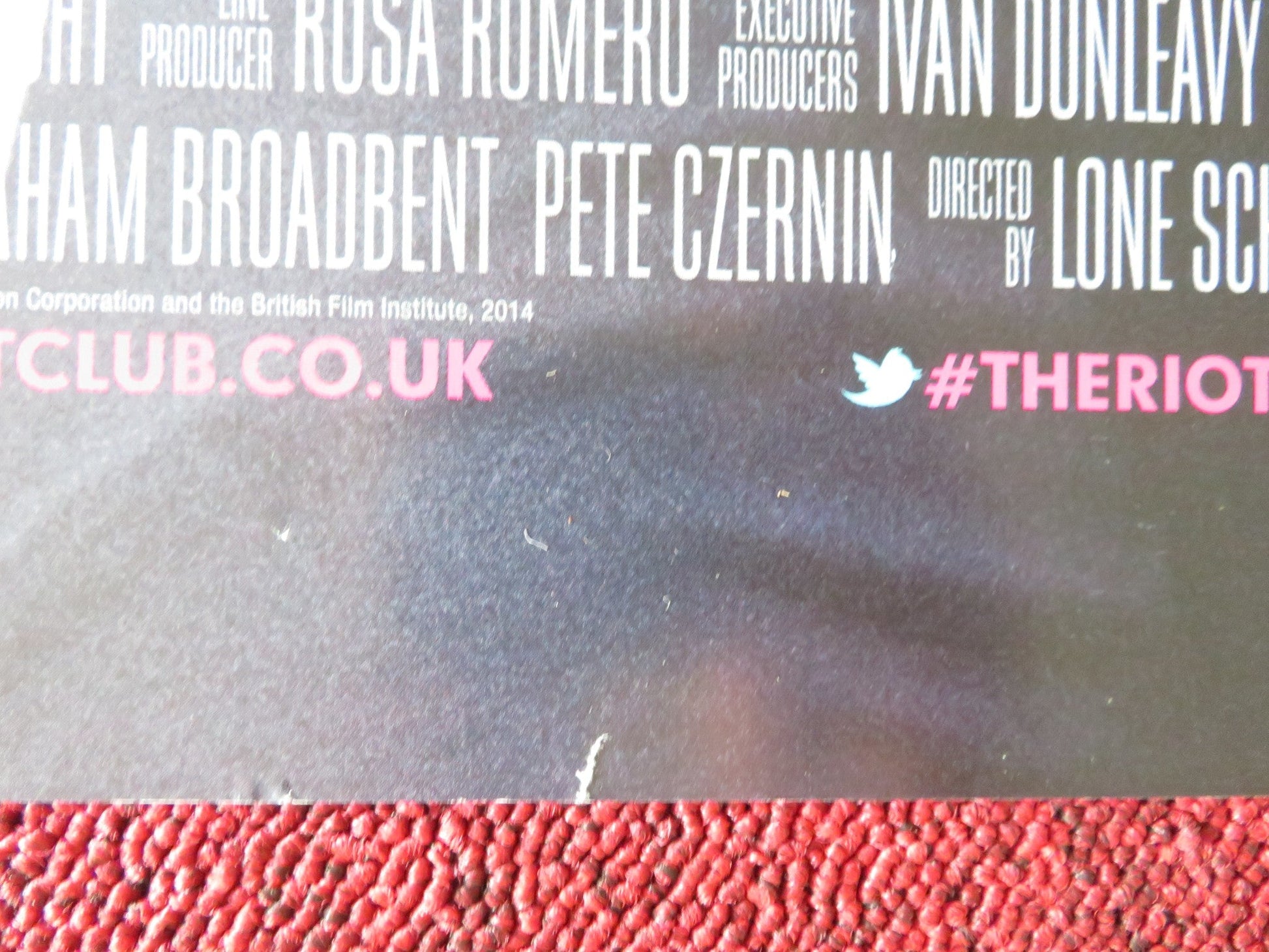 THE RIOT CLUB UK QUAD ROLLED POSTER SAM CLAFLIN MAX IRONS 2014 Movie posters