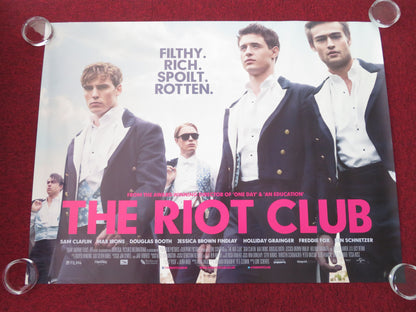 The Riot Club UK Quad Rolled Poster Sam Claflin Max Irons Douglas Booth 2014 Movie posters