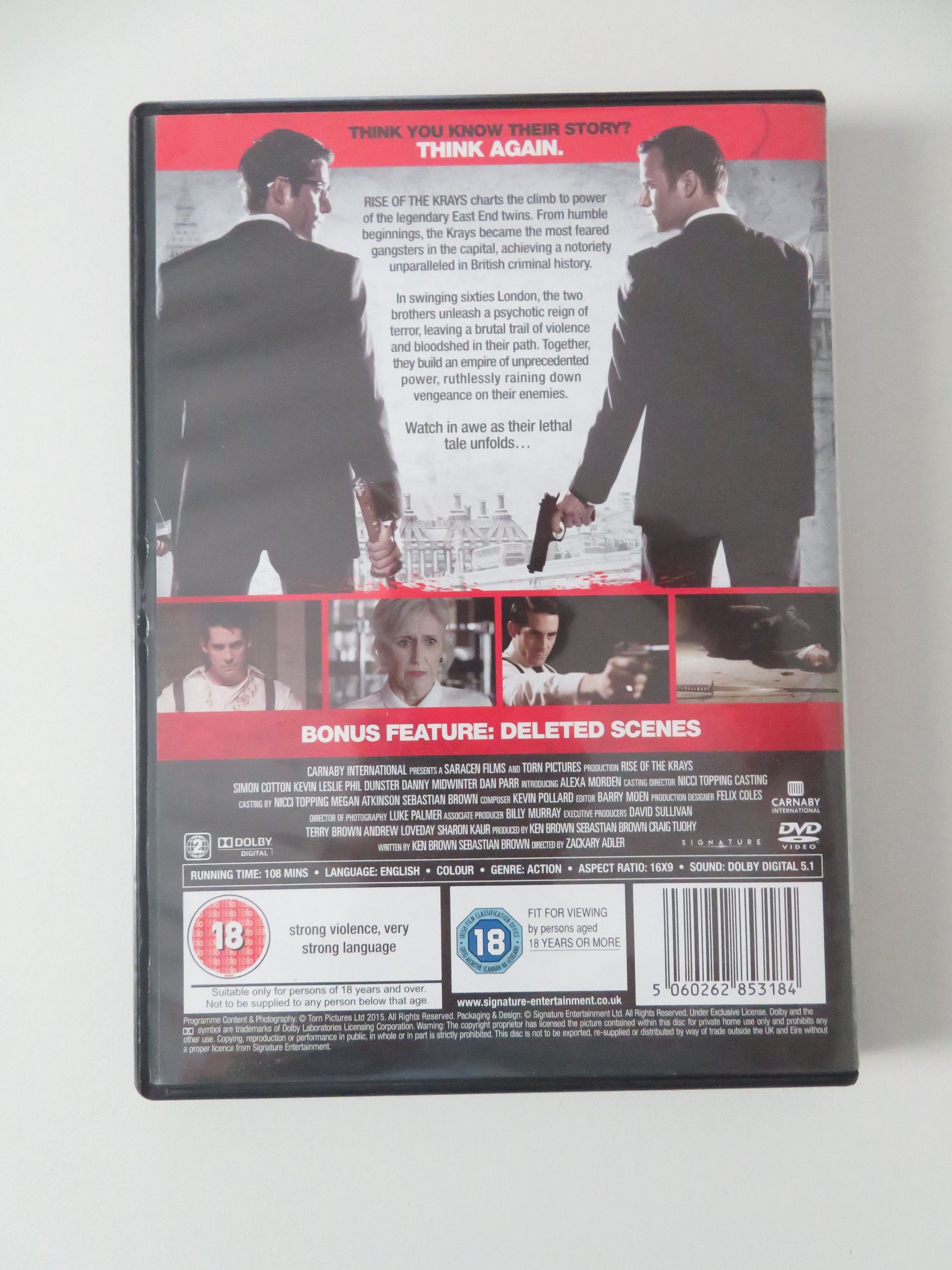 The Rise of the Krays (DVD) Matt Vael Simon Cotton Anita Dobson 2015 Region 2 Movie posters