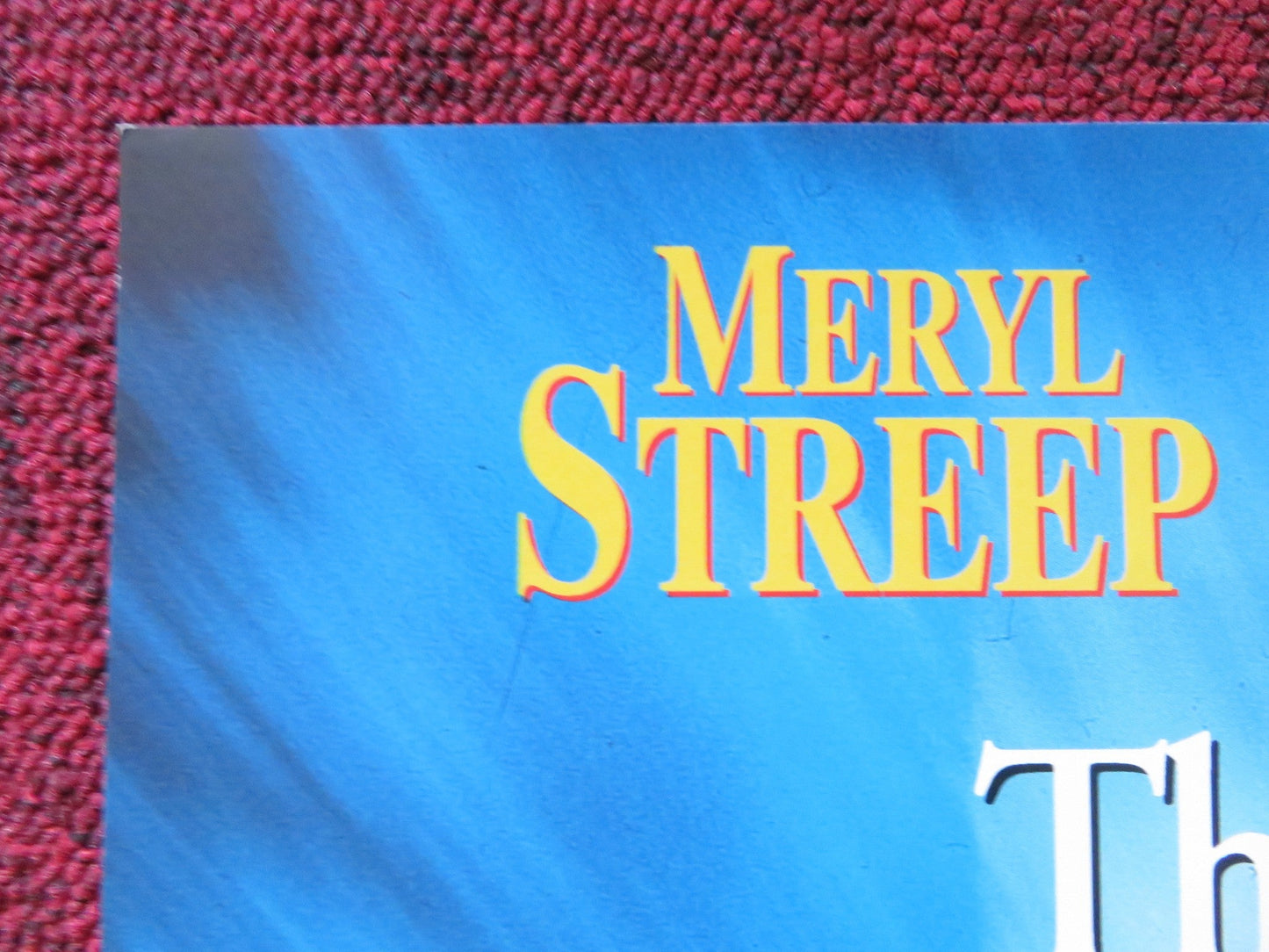 THE RIVER WILD VHS VIDEO POSTER MERYL STREEP KEVIN BACON 1994 Rendezvous Cinema Movie posters