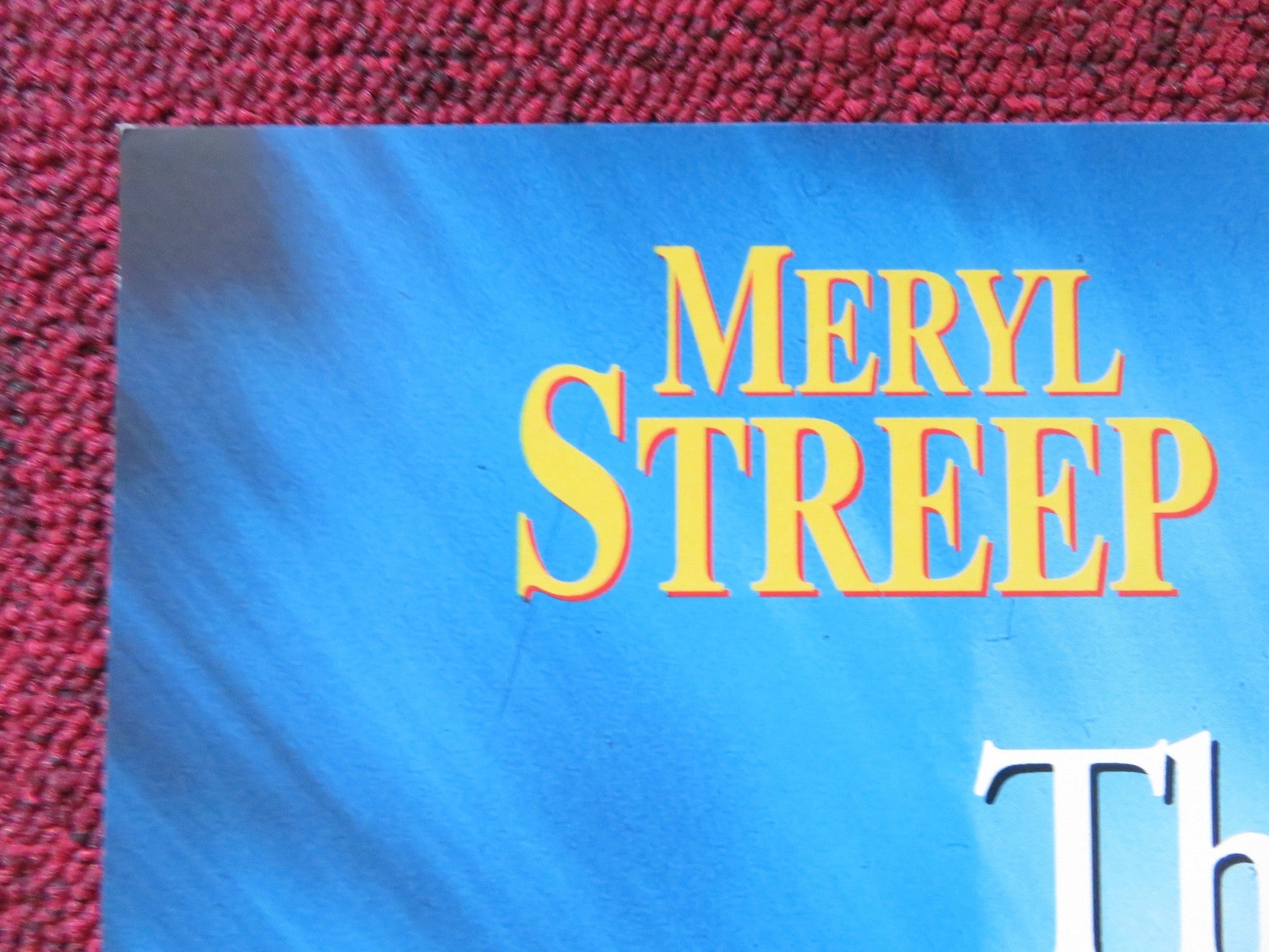 THE RIVER WILD VHS VIDEO POSTER MERYL STREEP KEVIN BACON 1994 Rendezvous Cinema Movie posters