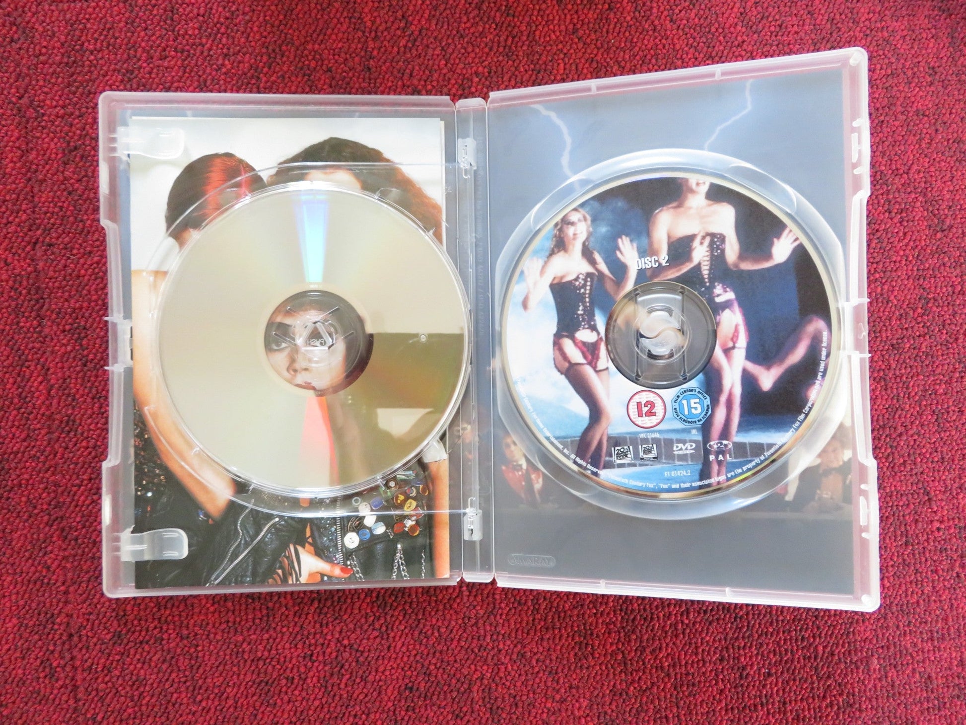 THE ROCKY HORROR PICTURE SHOW (DVD) TIM CURRY RICHARD O'BRIEN 1975 REGION 2 Rendezvous Cinema Movie posters