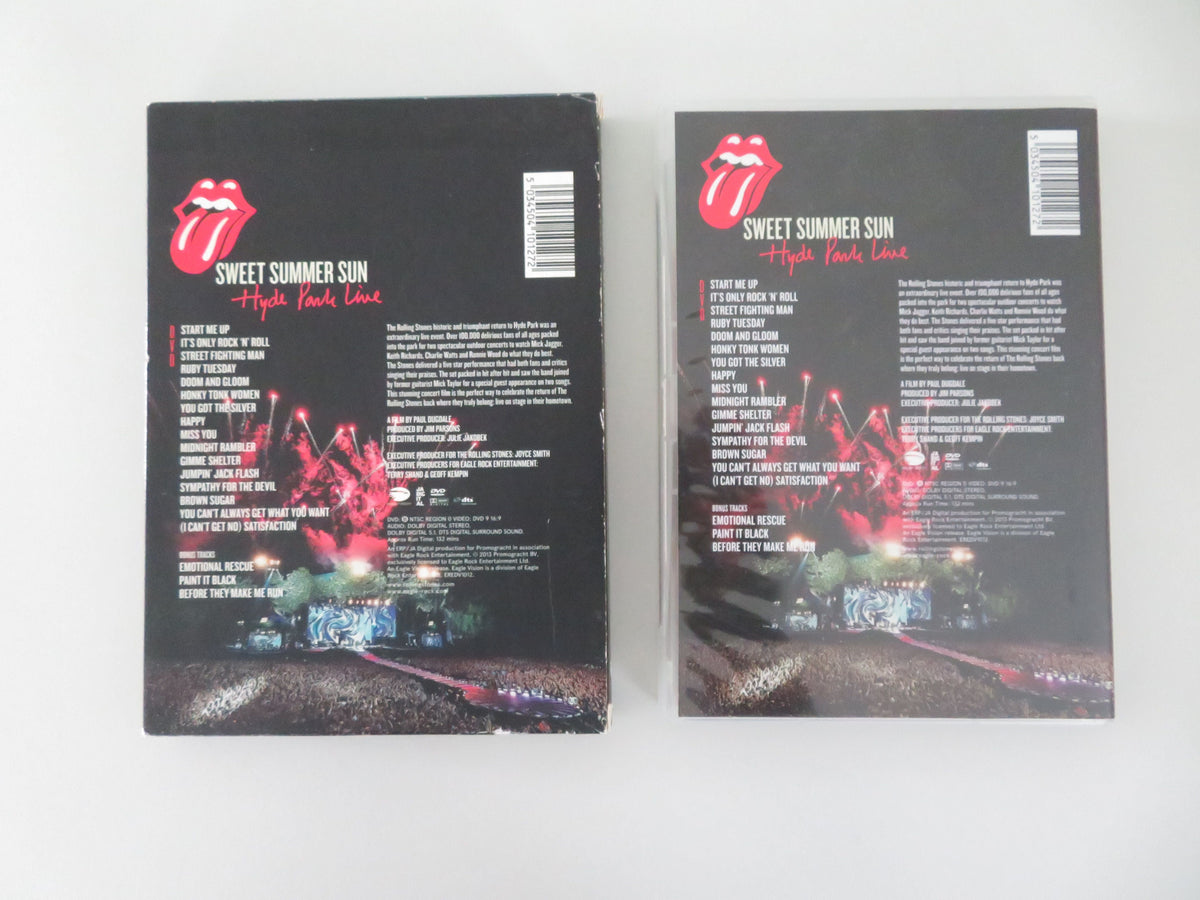 The Rolling Stones: Sweet Summer Sun - Hyde Park Live (DVD) 2013 Region 2 Movie posters