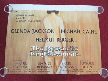 The Romantic Englishwoman UK Quad Rolled Poster Michael Caine G. Jackson 1975 Movie posters