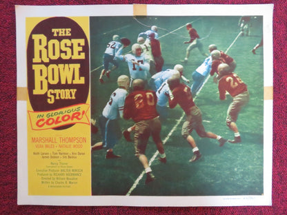 THE ROSE BOWL STORY US LOBBY CARD FULL SET MARSHALL THOMPSON VERA MILES 1952 Rendezvous Cinema Movie posters
