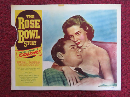 THE ROSE BOWL STORY US LOBBY CARD FULL SET MARSHALL THOMPSON VERA MILES 1952 Rendezvous Cinema Movie posters