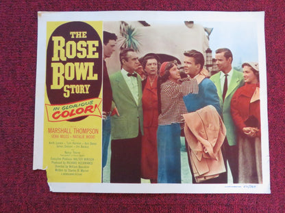 THE ROSE BOWL STORY US LOBBY CARD FULL SET MARSHALL THOMPSON VERA MILES 1952 Rendezvous Cinema Movie posters