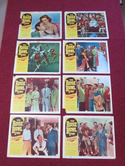 THE ROSE BOWL STORY US LOBBY CARD FULL SET MARSHALL THOMPSON VERA MILES 1952 Rendezvous Cinema Movie posters