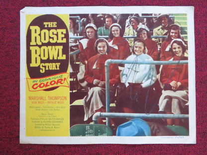 THE ROSE BOWL STORY US LOBBY CARD FULL SET MARSHALL THOMPSON VERA MILES 1952 Rendezvous Cinema Movie posters