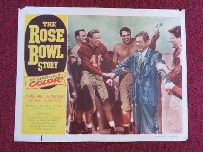 THE ROSE BOWL STORY US LOBBY CARD FULL SET MARSHALL THOMPSON VERA MILES 1952 Rendezvous Cinema Movie posters