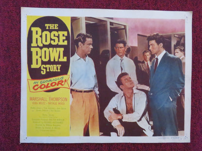 THE ROSE BOWL STORY US LOBBY CARD FULL SET MARSHALL THOMPSON VERA MILES 1952 Rendezvous Cinema Movie posters