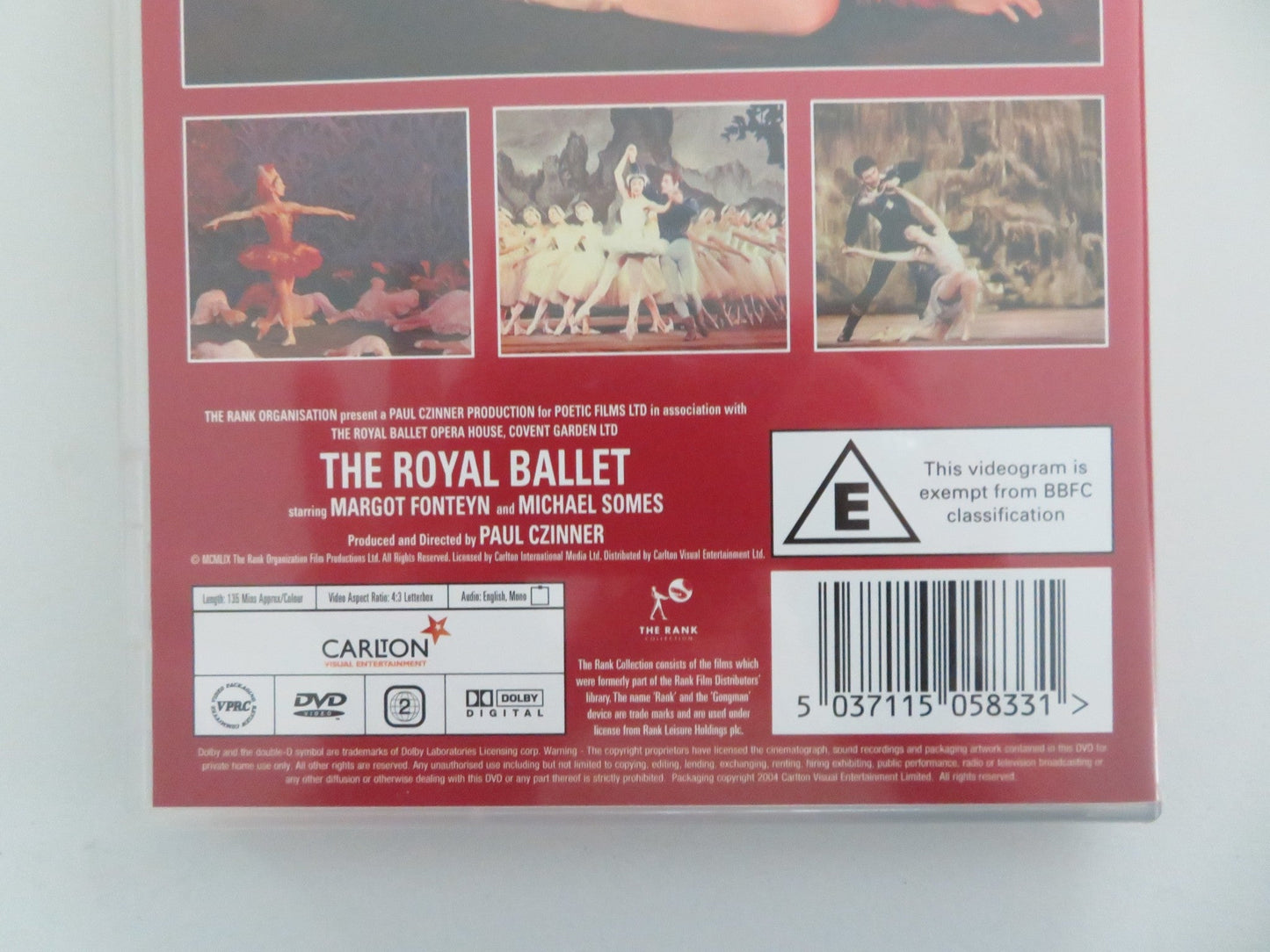 THE ROYAL BALLET (DVD) MARGOT FONTEYN MICHAEL SOMES 1960 REGION 2 Movie posters