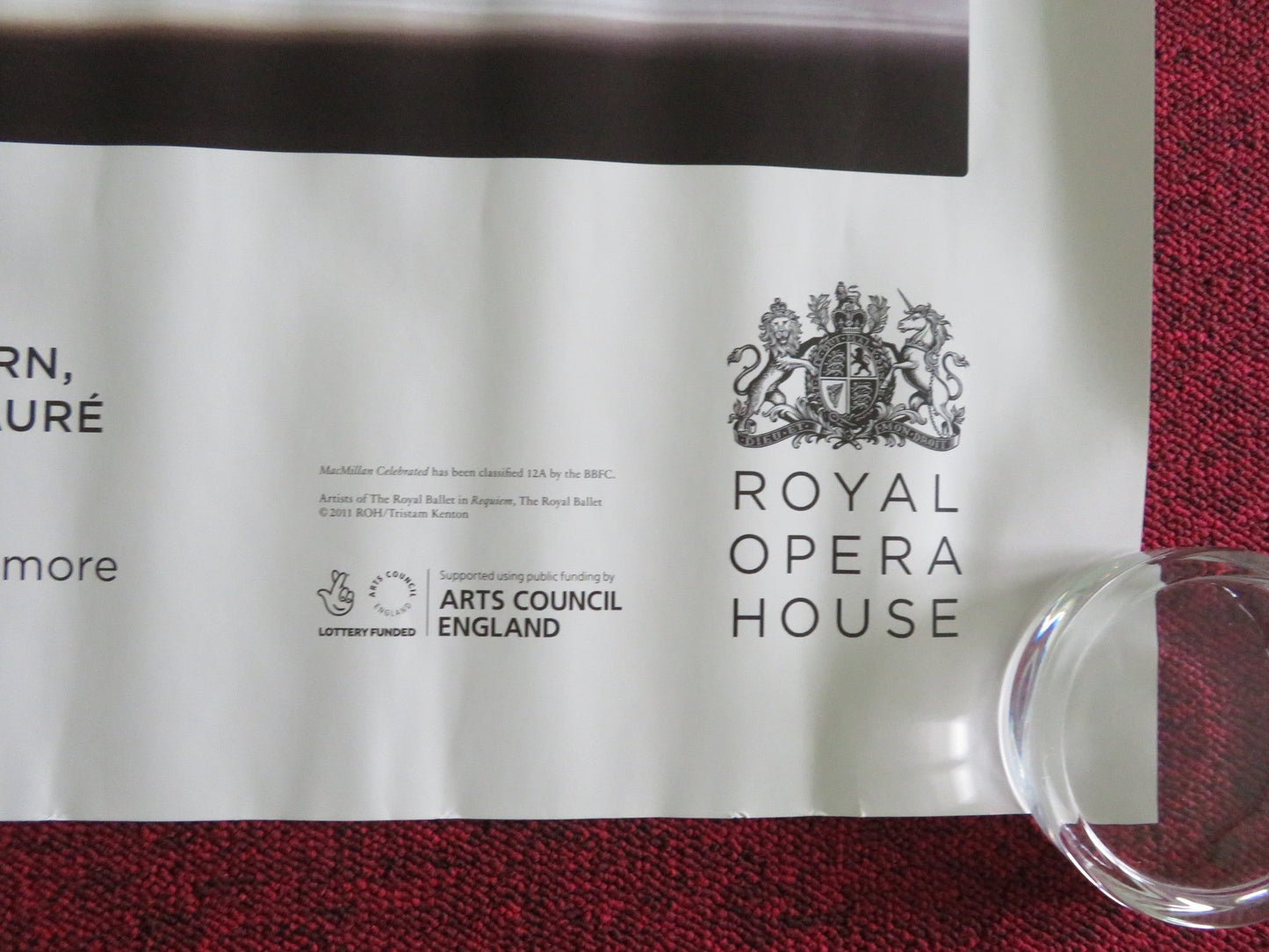The Royal Ballet: Macmillan Celebrated UK QUAD ROLLED POSTER K. MACMILLAN 2024 Movie posters