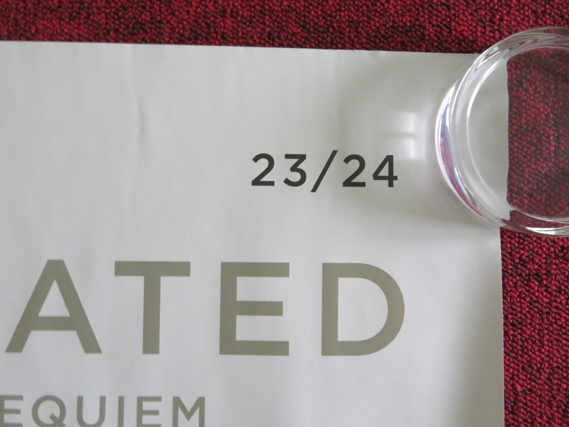 The Royal Ballet: Macmillan Celebrated UK QUAD ROLLED POSTER K. MACMILLAN 2024 Movie posters