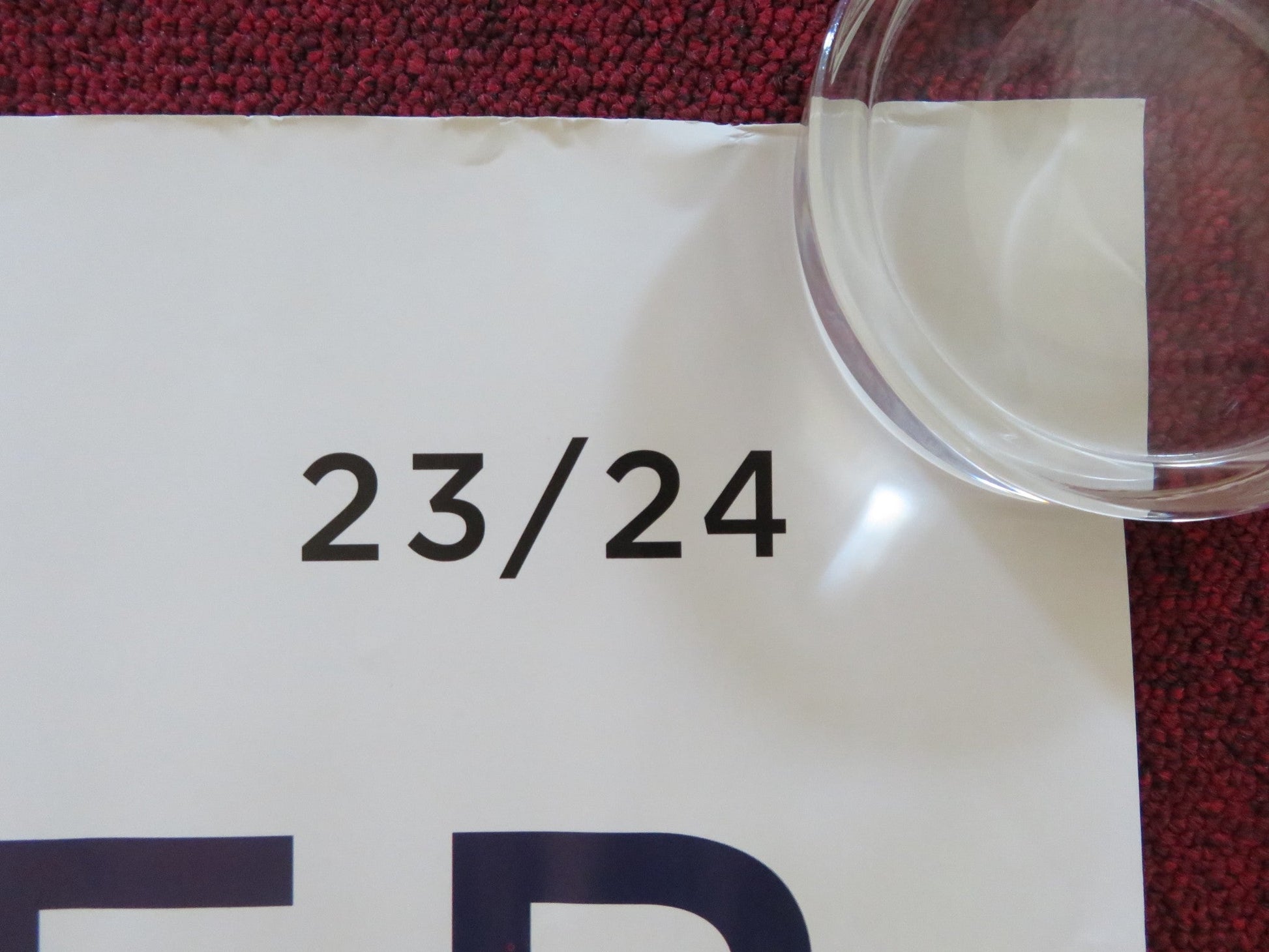 THE ROYAL OPERA HOUSE: ANDREA CHENIER 23/24 UK QUAD ROLLED POSTER KAUFMANN 2024 Rendezvous Cinema Movie posters