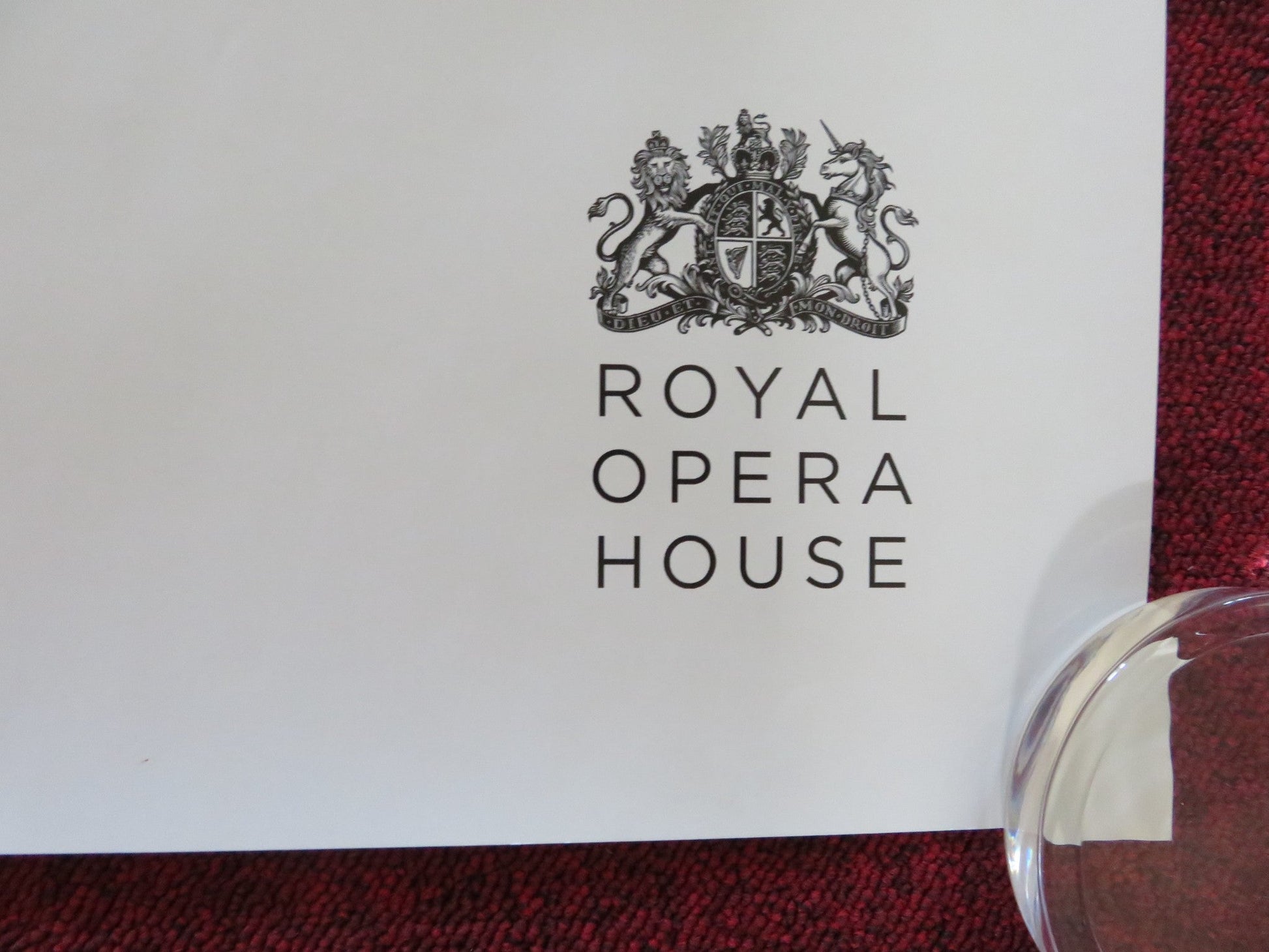 THE ROYAL OPERA HOUSE: ANDREA CHENIER 23/24 UK QUAD ROLLED POSTER KAUFMANN 2024 Rendezvous Cinema Movie posters