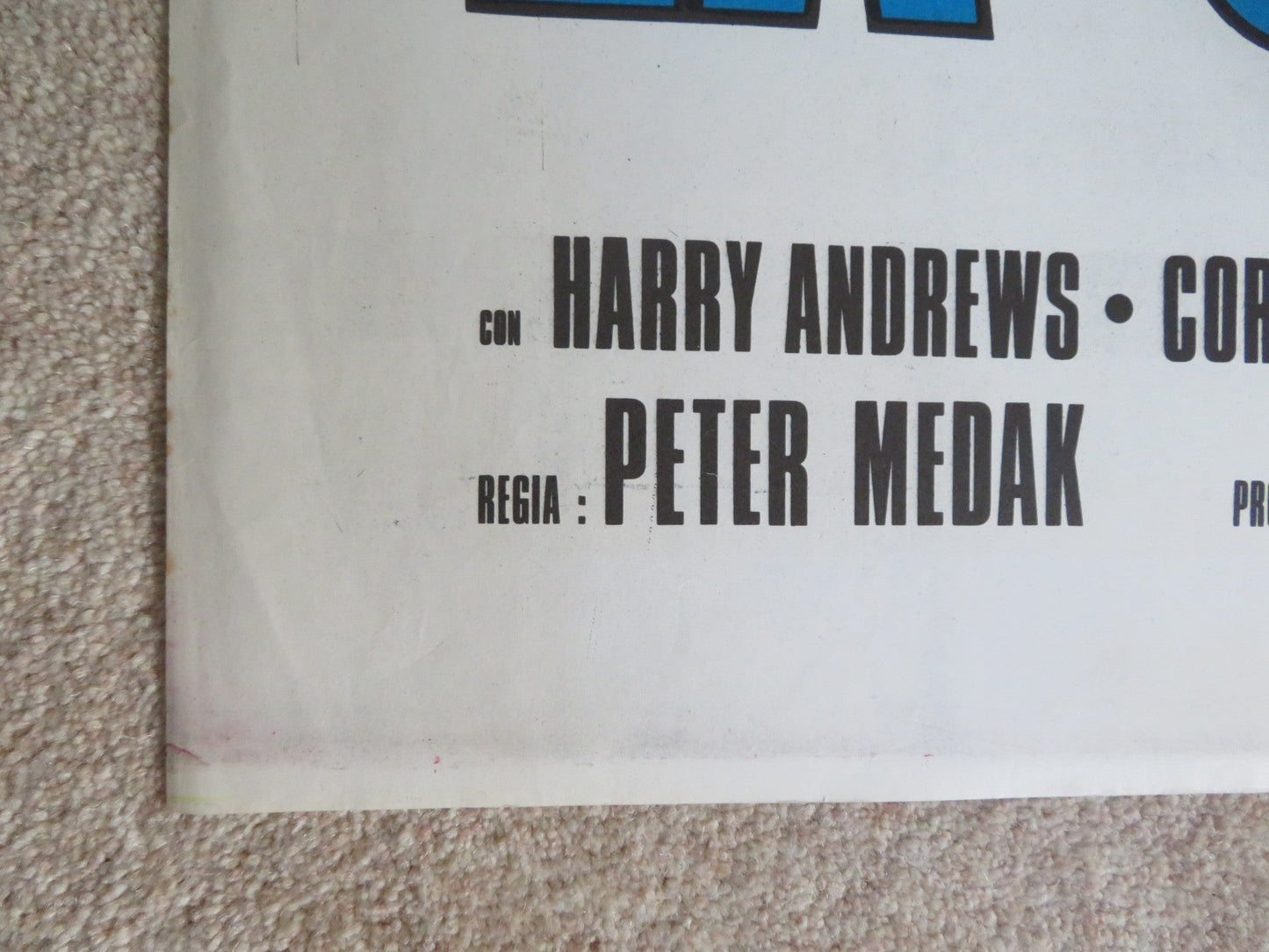 THE RULING CLASS ITALIAN 2 FOGLIO POSTER PETER O' TOOLE HARRY ANDREWS 1972 Rendezvous Cinema Movie posters