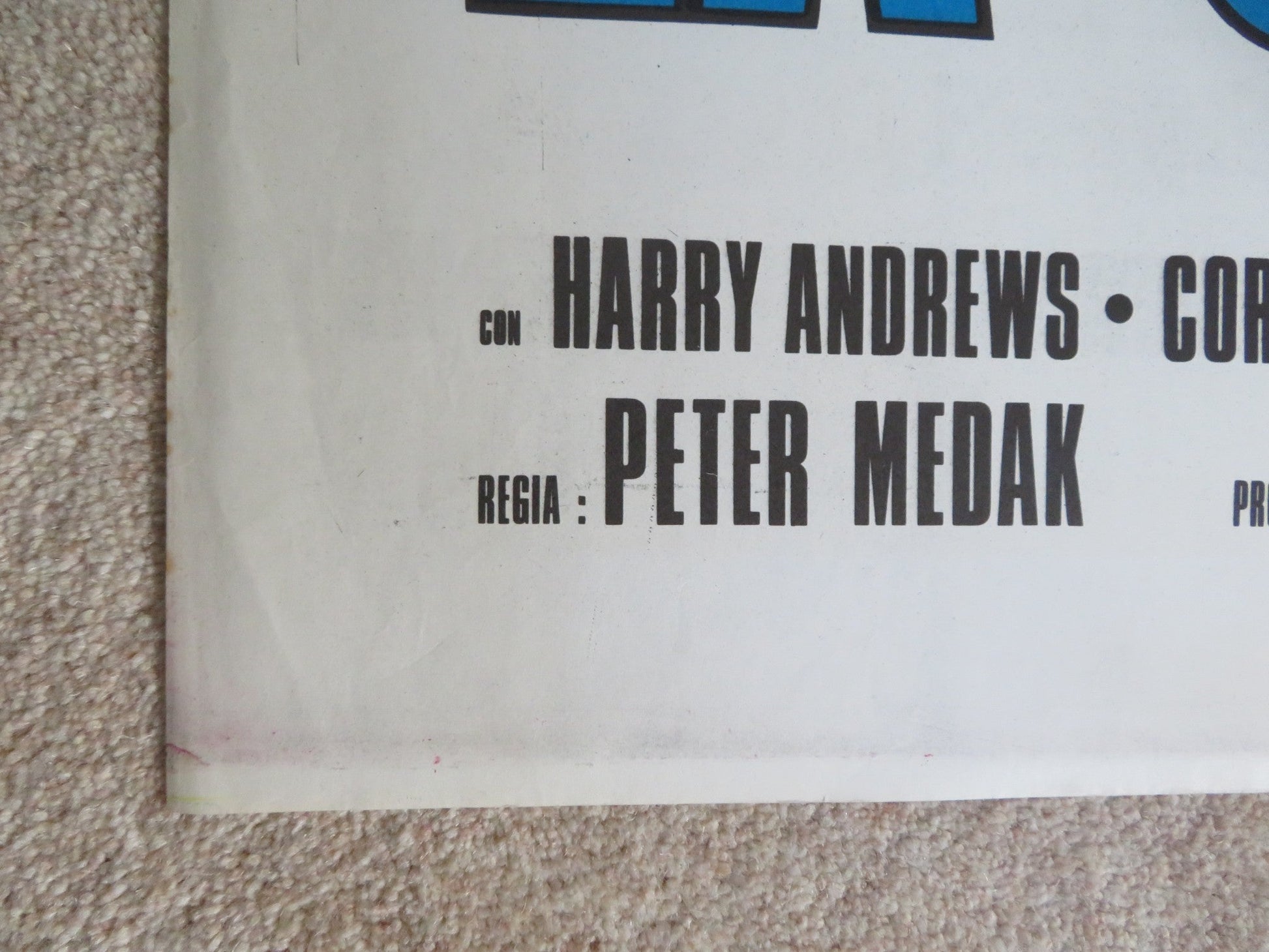 THE RULING CLASS ITALIAN 2 FOGLIO POSTER PETER O' TOOLE HARRY ANDREWS 1972 Rendezvous Cinema Movie posters