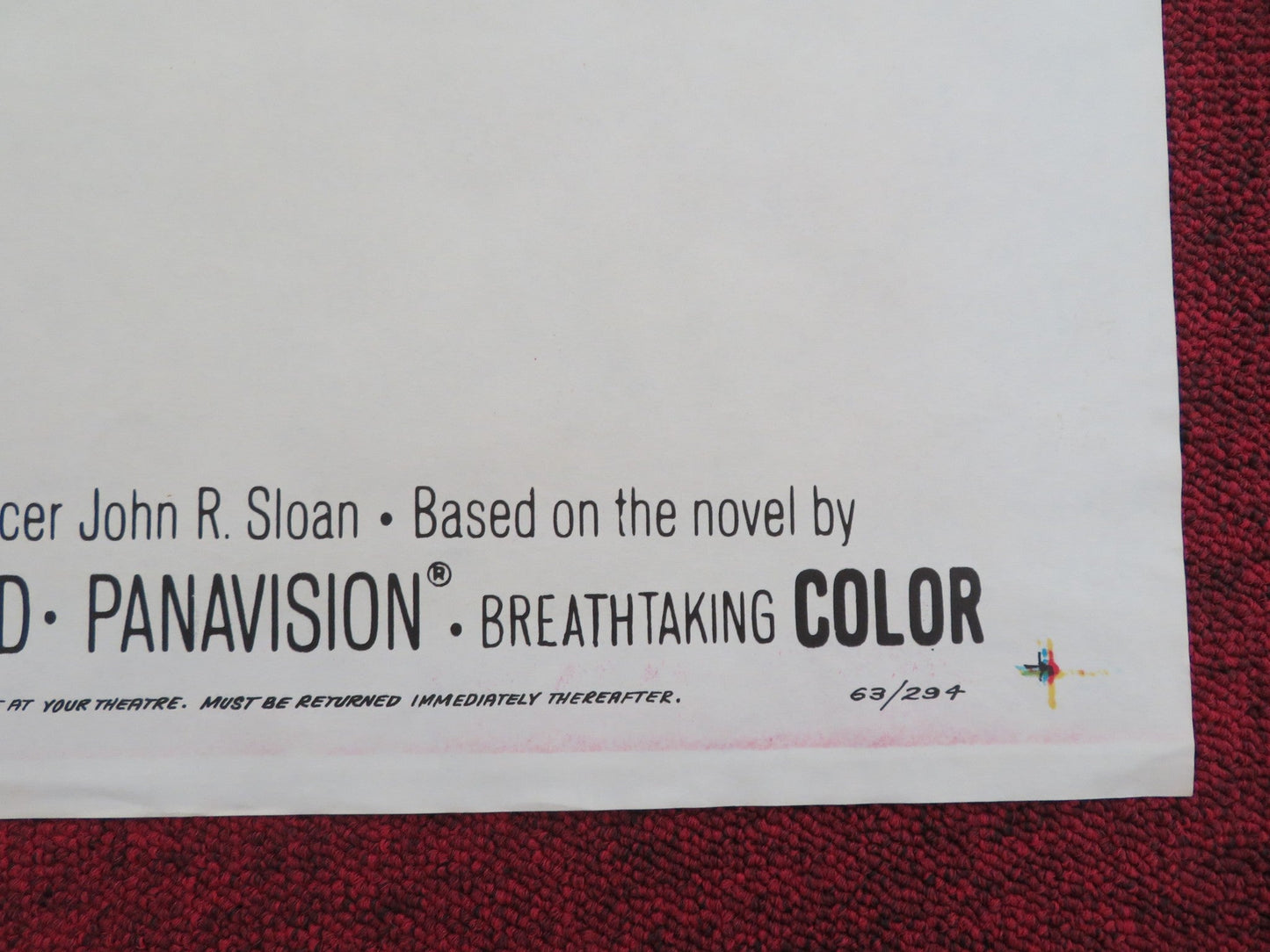 The Running Man Folded US One Sheet Poster Laurence Harvey Lee Remick 1963 Movie posters