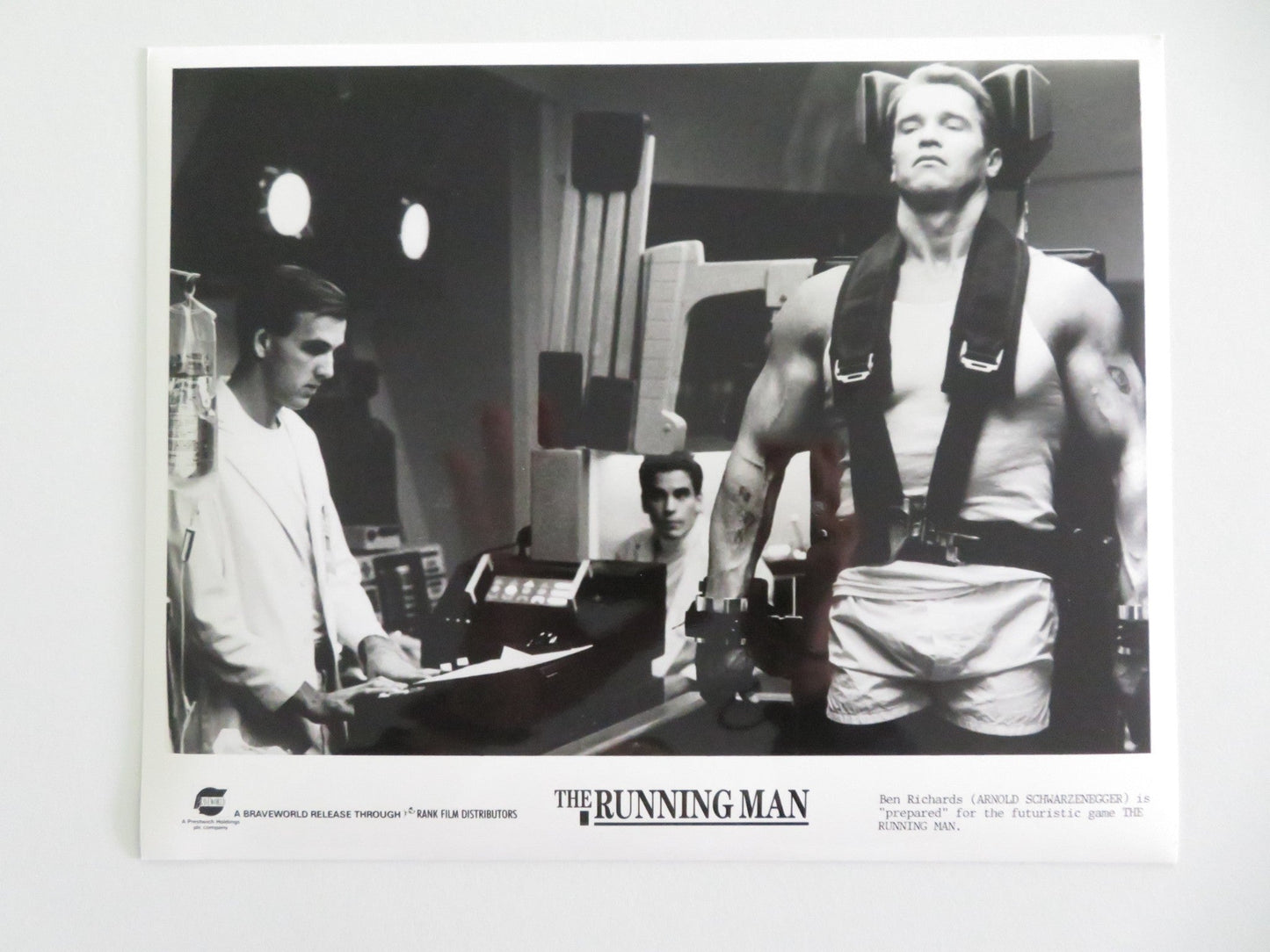 THE RUNNING MAN MOVIE STILL PHOTO LOT OF 10 ARNOLD SCHWARZENEGGER Y. KOTTO 1987 Movie posters