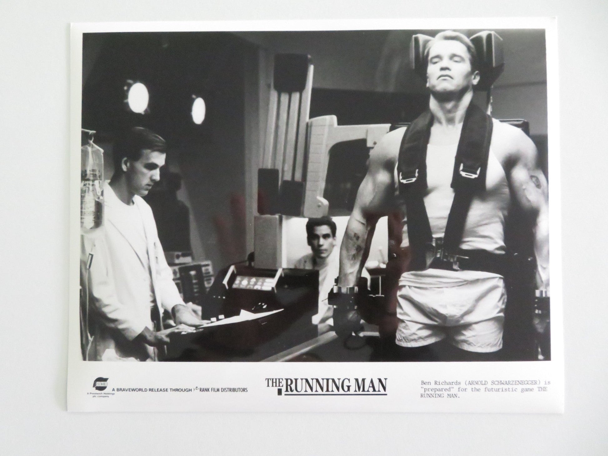 THE RUNNING MAN MOVIE STILL PHOTO LOT OF 10 ARNOLD SCHWARZENEGGER Y. KOTTO 1987 Movie posters