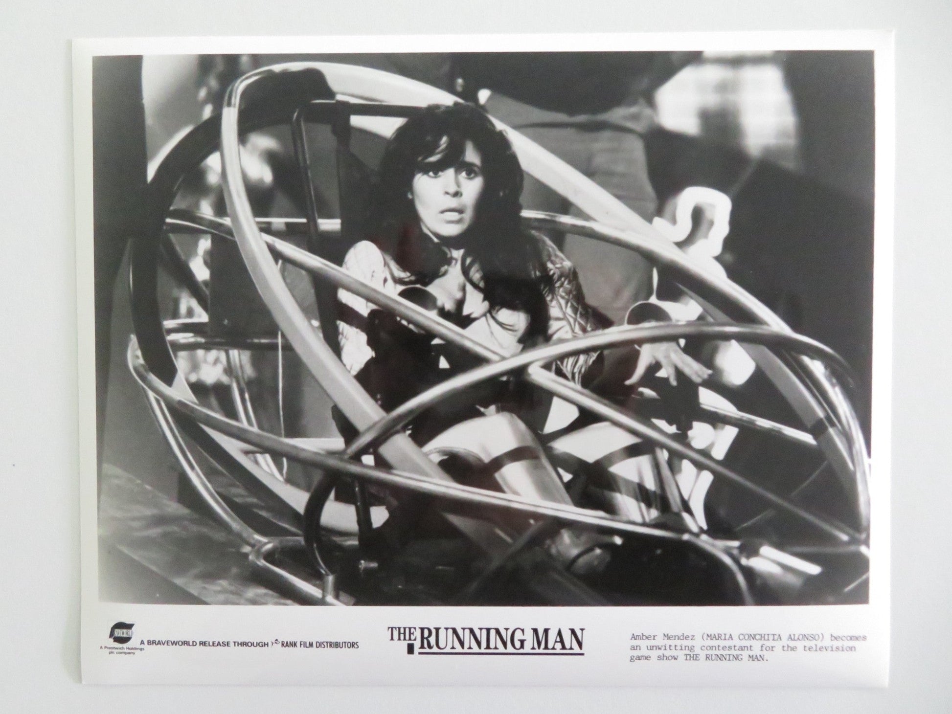 THE RUNNING MAN MOVIE STILL PHOTO LOT OF 10 ARNOLD SCHWARZENEGGER Y. KOTTO 1987 Movie posters