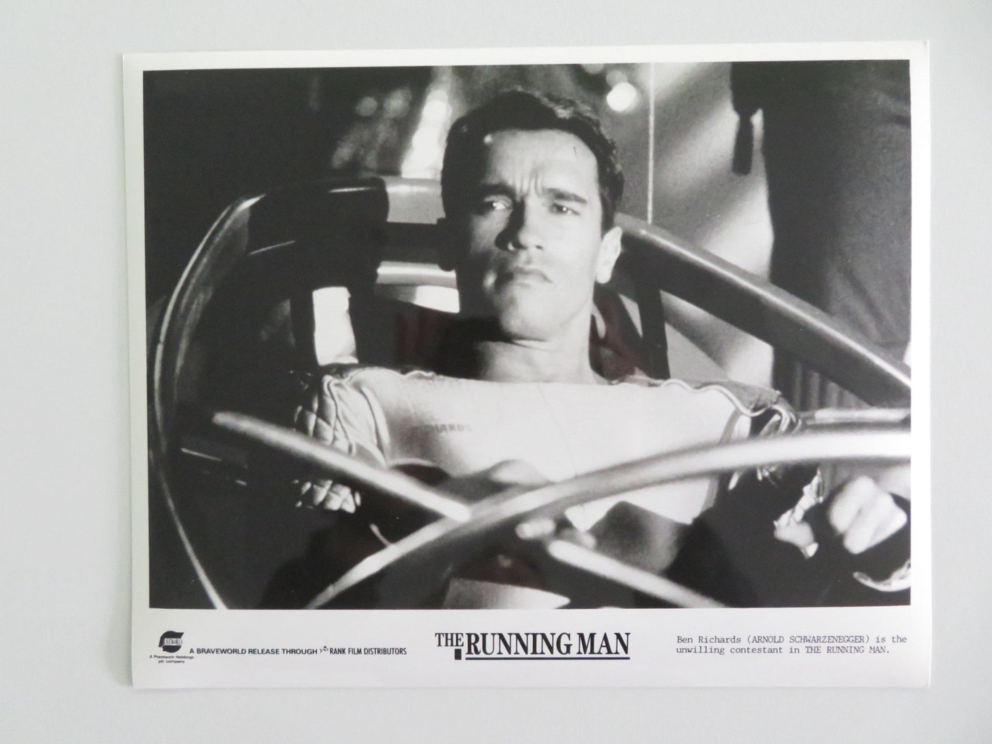 THE RUNNING MAN MOVIE STILL PHOTO LOT OF 10 ARNOLD SCHWARZENEGGER Y. KOTTO 1987 Movie posters