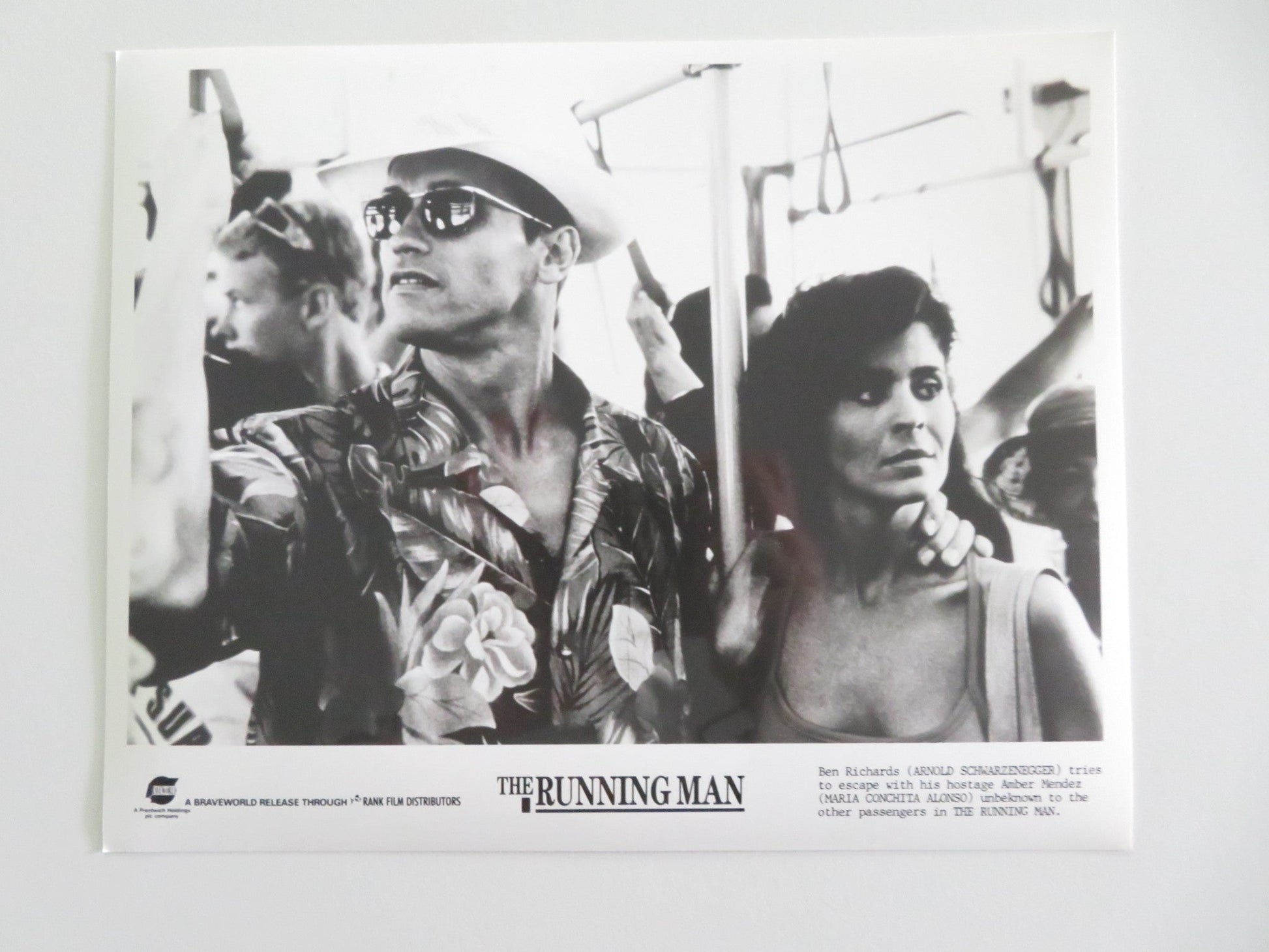 THE RUNNING MAN MOVIE STILL PHOTO LOT OF 10 ARNOLD SCHWARZENEGGER Y. KOTTO 1987 Movie posters