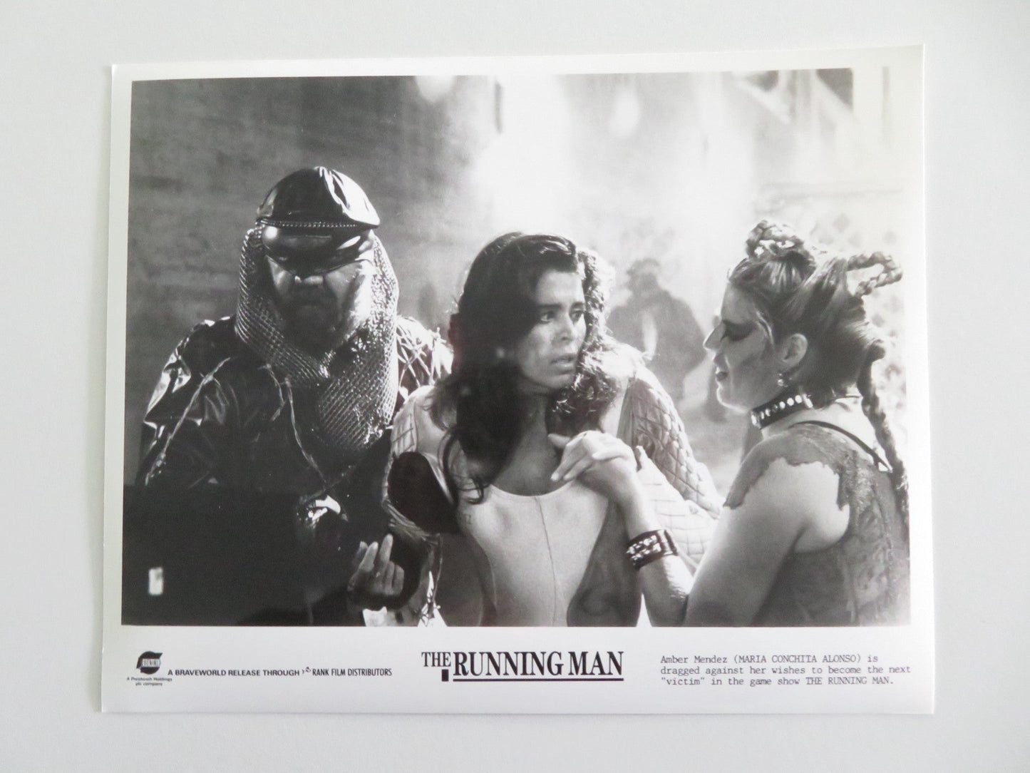 THE RUNNING MAN MOVIE STILL PHOTO LOT OF 10 ARNOLD SCHWARZENEGGER Y. KOTTO 1987 Movie posters