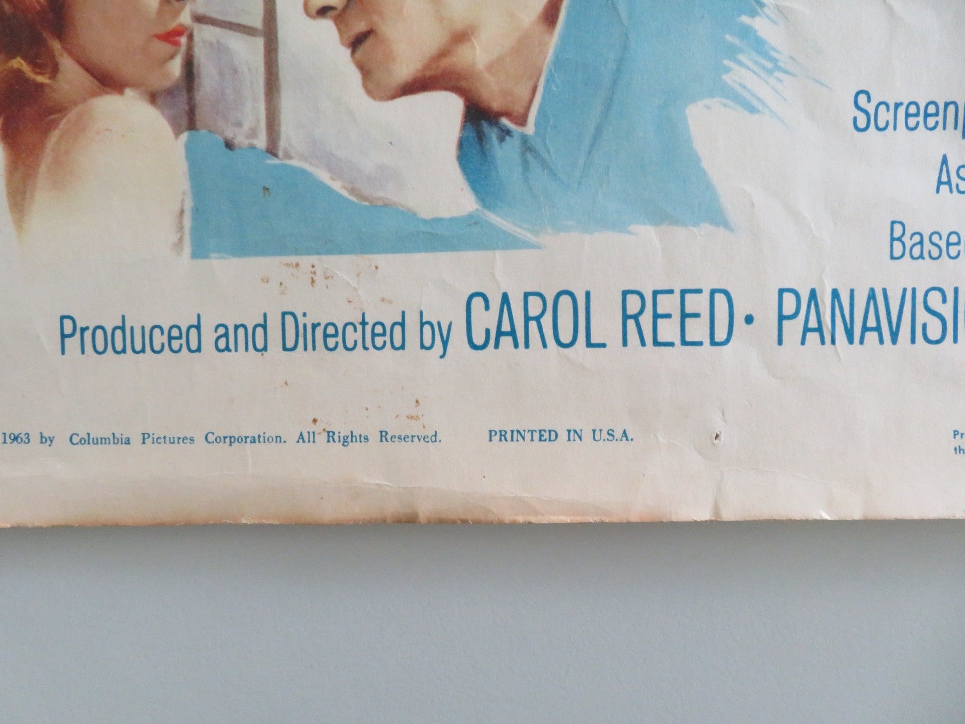 THE RUNNING MAN US INSERT POSTER LAURENCE HARVEY LEE REMICK ALAN BATES 1963 Movie posters