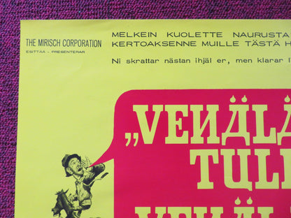 THE RUSSIANS ARE COMING THE RUSSIANS ARE COMING FINNISH POSTER CARL REINER R1970 Rendezvous Cinema Movie posters