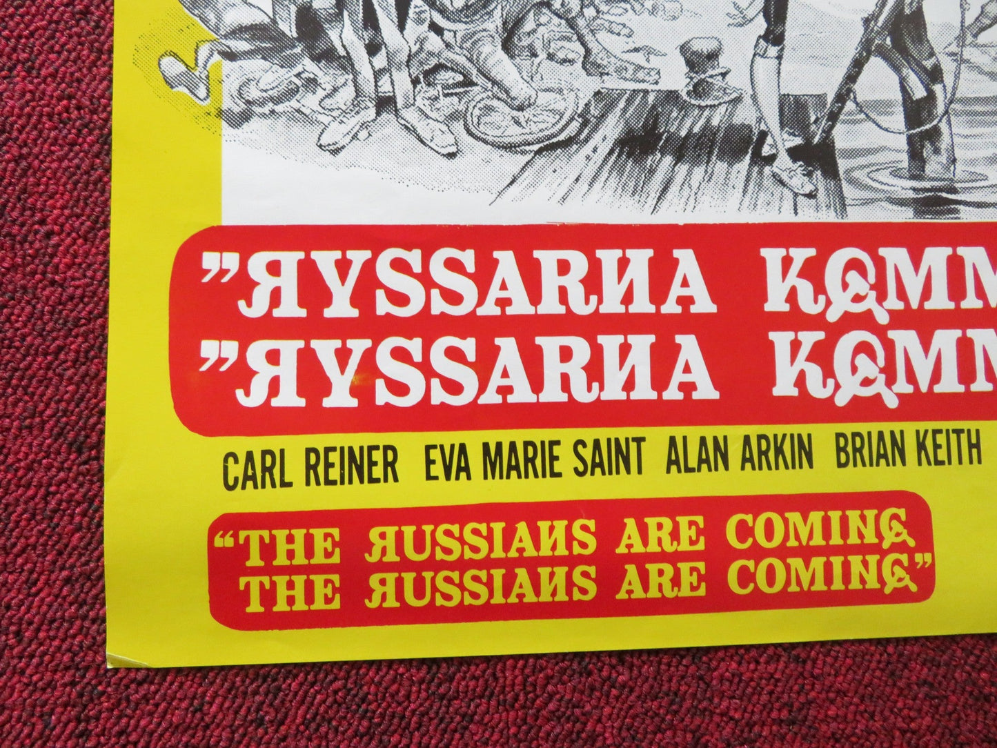 THE RUSSIANS ARE COMING THE RUSSIANS ARE COMING FINNISH POSTER CARL REINER R1970 Rendezvous Cinema Movie posters