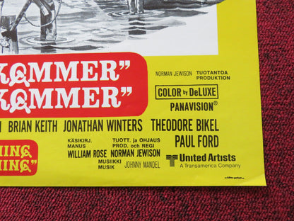 THE RUSSIANS ARE COMING THE RUSSIANS ARE COMING FINNISH POSTER CARL REINER R1970 Rendezvous Cinema Movie posters