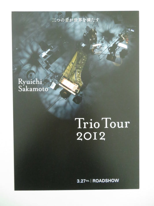 The Ryuichi Sakamoto Trio Tour 2012 Japanese Chirashi (B5) Poster 2026 Movie posters