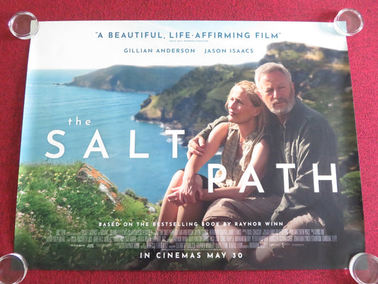 THE SALT PATH UK QUAD ROLLED POSTER GILLIAN ANDERSON JASON ISAACS 2024 Movie posters